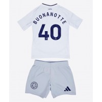 Maglia Calcio Leicester City Facundo Buonanotte #40 Terza Divisa Bambino 2024-25 Manica Corta (+ pantaloncini)